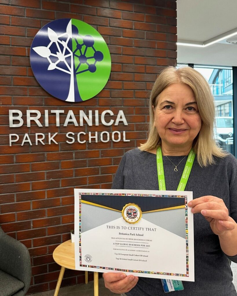 Britanica Park School е сред водещите IB schools в света за 2025 г.